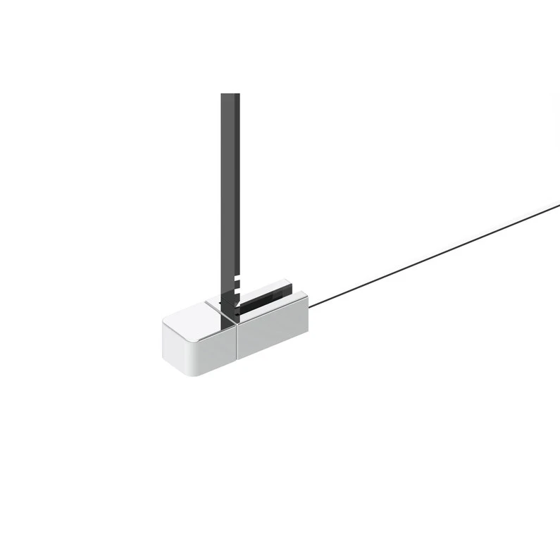 Paroi De Douche à L’italienne, L.80 Cm Remix Verre Transparent 8 Mm Chromé 5 Paroi De Douche à L’italienne, L.80 Cm Remix Verre Transparent 8 Mm Chromé – Image 5