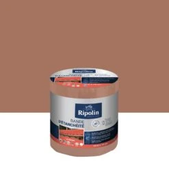 Bande D’étanchéité Adhésive Ripolin, 10 M X 10 Cm, Terre Cu