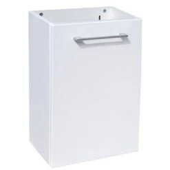 Meuble Lave-mains, Remix L.38.5 X H.58 X P.24 Cm, Blanc, Remix