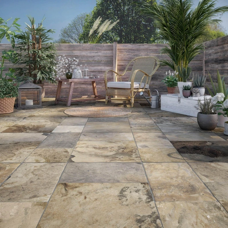 Carrelage Sol Extérieur Forte Effet Pierre Doré Monastère L.30 X L.30 Cm 1 Carrelage Sol Extérieur Forte Effet Pierre Doré Monastère L.30 X L.30 Cm
