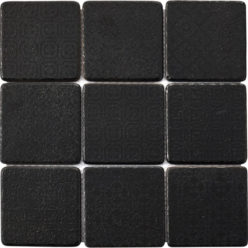 Mosaïque Sol Et Mur Noir 30 X 30 Cm ARTENS 1 Mosaïque Sol Et Mur Noir 30 X 30 Cm ARTENS