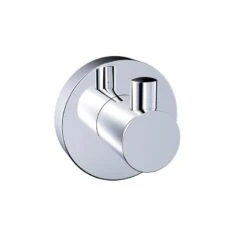 Crochet 1 Tête Chrome Style Cranté