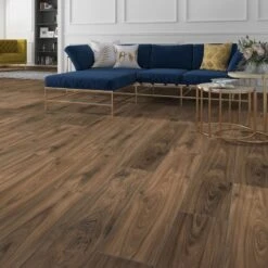 Carrelage Sol Et Mur Forte Effet Bois Noyer Terk L.120.5 X L.23.5 Cm ARTENS