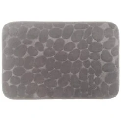 Tapis De Bain L.40 X L.60 Cm Granit 3, Mémoire De Forme NORASIA