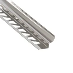 Quart-de-rond Mur Et Sol Brillant Inox L.250 Cm X Ep.8 Mm