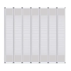 Pare-baignoire 7 Volets Pivotant Pliant H.140 X L.155 Cm