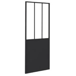 Paroi De Douche à L’italienne, L.80 Cm Artelo Verre Transparent 5 Mm Noir