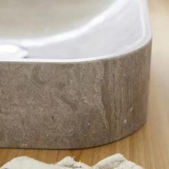 Vasque à Poser Marbre L.40 Gris Perseus -Maison Série Magasin 82021926 4 0 5806050 v 000010000000