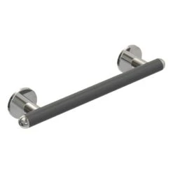 Barre De Sécurité à Fixer, Acier époxy, L.43 Cm, Gris Ral 7005 Barre Fixe De Séc