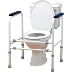 Cadre De Toilettes Ajustable, Acier, L.51 Cm