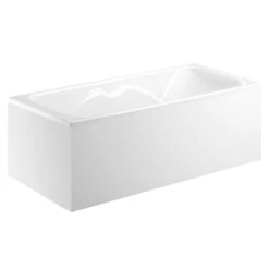 Tablier De Baignoire D’angle Blanc L.170 Fix Alu Tablier 70×80 Blanc, ALLIBERT