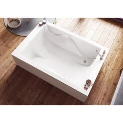 Baignoire Rectangulaire L.180x L.120 Cm, ALLIBERT Confidence
