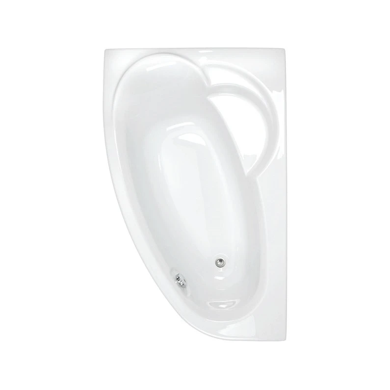 Baignoire Asymétrique Gauche L.176x L.110 Cm Blanc, ALLIBERT Zeli 1 Baignoire Asymétrique Gauche L.176x L.110 Cm Blanc, ALLIBERT Zeli
