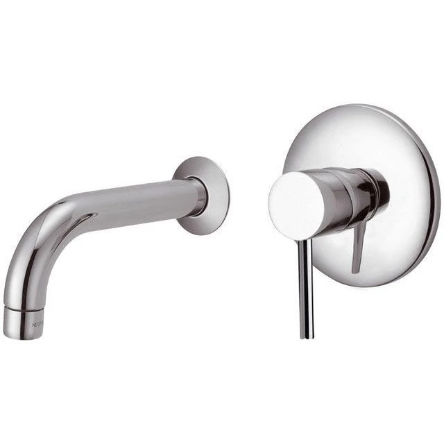 Mitigeur De Lavabo Chrome Brillant, REMER Minimal2 Mural Sans Vidage 1 Mitigeur De Lavabo Chrome Brillant, REMER Minimal2 Mural Sans Vidage