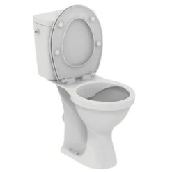 Pack WC à Poser Sortie Horizontale, Sans Bride Asolo, Surélevé, IDEAL STANDARD