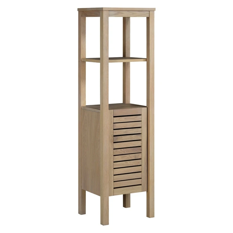 Meuble Salle De Bains 4 Pièces L.90 X H.78 X P.50 Cm, Effet Chêne, Talix B 3 Meuble Salle De Bains 4 Pièces L.90 X H.78 X P.50 Cm, Effet Chêne, Talix B – Image 3