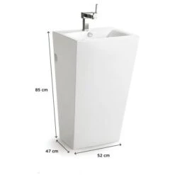 Lavabo En Céramique, Blanc, HOMESIGHT Paros 9 Lavabo En Céramique, Blanc, HOMESIGHT Paros -Maison Série Magasin 82064870 5 0 5844396 v 000000000000