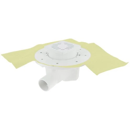 Siphon PVC + Cadre Et Grille 10 X 10, Sortie Horizontale, NICOLL 1 Siphon PVC + Cadre Et Grille 10 X 10, Sortie Horizontale, NICOLL