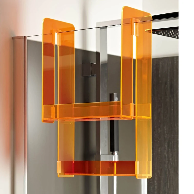 Etagère De Bain / Douche à Suspendre, Orange, Malice 1 Etagère De Bain / Douche à Suspendre, Orange, Malice