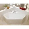 Baignoire Hexagonale L.190x L.80 Cm Blanc, VILLEROY & BOCH Squaro Crystal