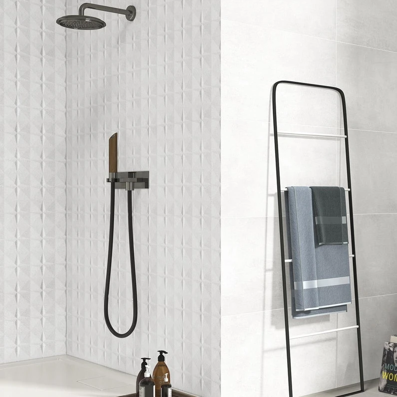 Carrelage Mur Uni Blanc L.30 X L.40 Cm, Snow 1 Carrelage Mur Uni Blanc L.30 X L.40 Cm, Snow