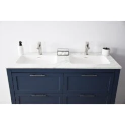 Plan Vasque Simple Marbre Kende L.101 X P.46 Cm Blanc -Maison Série Magasin 82185229 3 0 5988849 h 000000000000