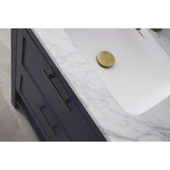 Plan Vasque Simple Marbre Kende L.101 X P.46 Cm Blanc -Maison Série Magasin 82185229 5 0 5988848 h 000000000000