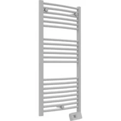 Sèche-serviettes électrique à Inertie Fluide Digital N°2 Gris Clair 500W