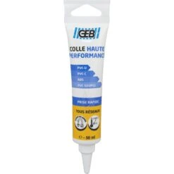 Colle HAUTE PERFORMANCE 50 ML GEB Pvc Haute Performance, Tube,, 50 Ml