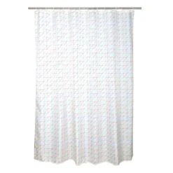 Rideau De Douche En Textile L.180 X H.200 Cm, Remix SENSEA