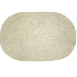 Tapis De Bain L.40 X L.60 Cm Beige, Oval
