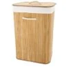Panier à Linge Bambou, Naturel, L.45 X H.60 X P.35 Cm COMPACTOR