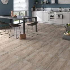 Carrelage Sol Et Mur Forte Effet Bois Beige Flow L.60.4 X L.60.4 Cm