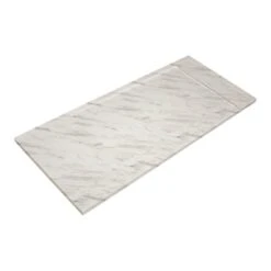 Receveur De Douche Résine L.140 X L.70 Cm Marbre Blanc Neo