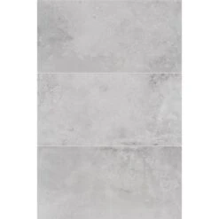 Carrelage Mur Béton Gris Clair Mat L.50 X L.0.95 Cm, Helio STN CERAMICA