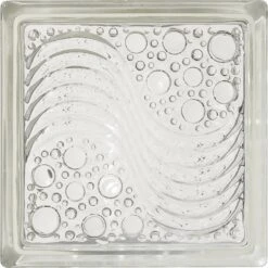 Brique De Verre, Transparent Vague Brillant
