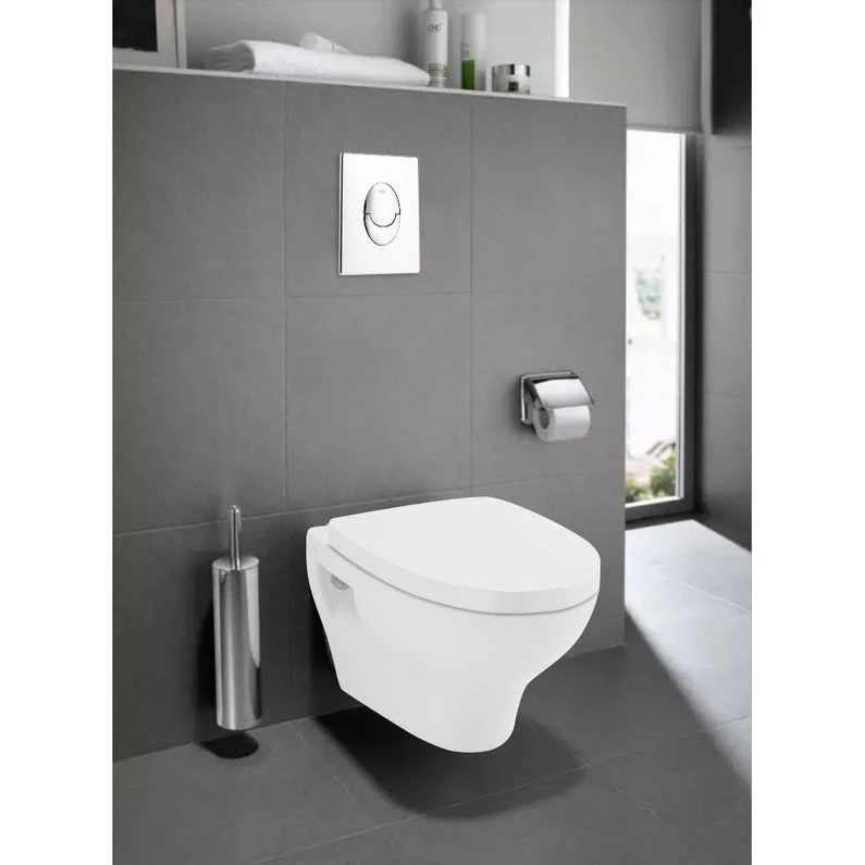 Pack WC Suspendu Bâti Sol Double Rapid Sl Et Pop Blanc GROHE / ROCA 1 Pack WC Suspendu Bâti Sol Double Rapid Sl Et Pop Blanc GROHE / ROCA