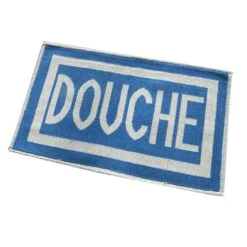Tapis De Douche L.50 X L.80 Cm, Bleu