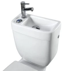Réservoir Bas WC Blanc Avec Lave Mains