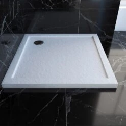 Receveur De Douche Extra-plat, Acrylique L.80 X L.80 Cm, Pedra