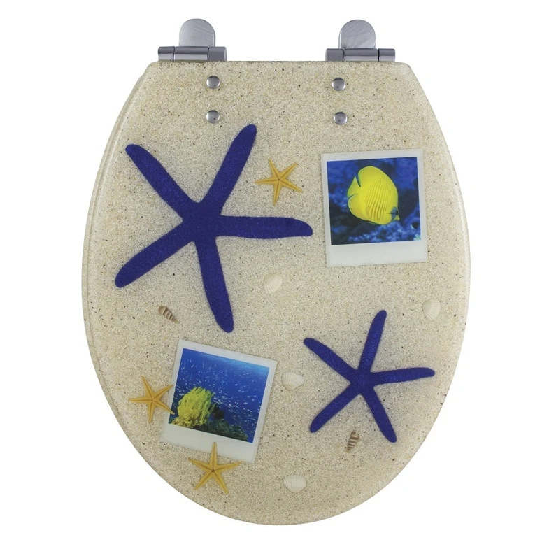 Abattant Frein De Chute Multicolore Résine Tropic 1 Abattant Frein De Chute Multicolore Résine Tropic