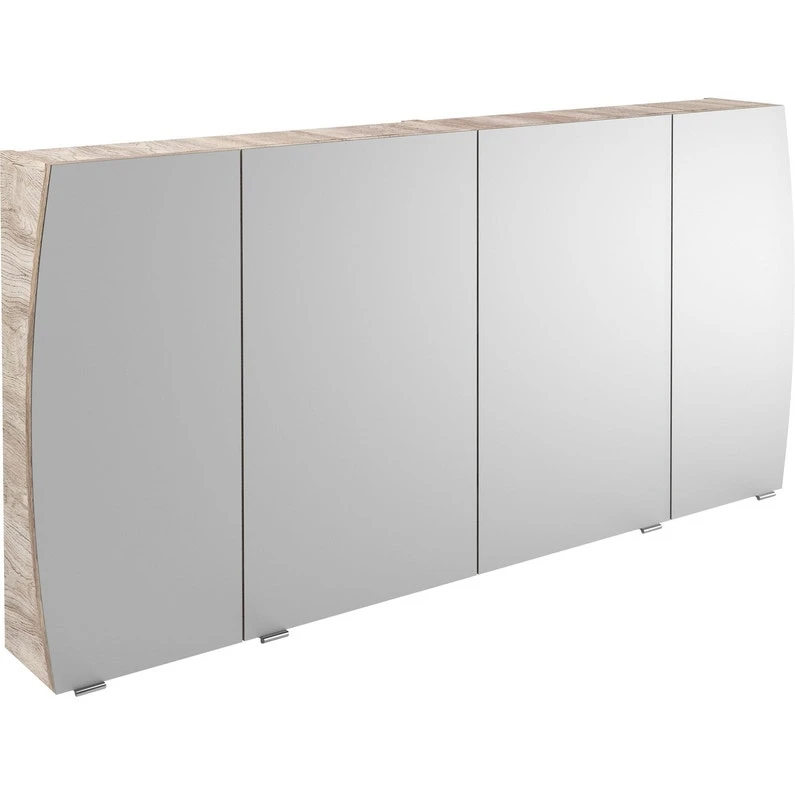 Armoire De Toilette L. 140 Cm, Imitation Chêne Image 1 Armoire De Toilette L. 140 Cm, Imitation Chêne Image