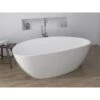 Baignoire îlot Ovale L.170x L.77 Cm Blanc Stori