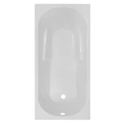 Baignoire Rectangulaire L.140x L.70 Cm Blanc, SENSEA Access Confort