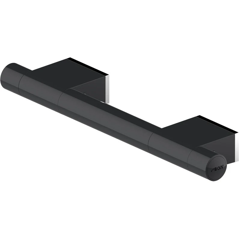 Barre D’appui à Fixer, Acier Inoxydable, Noir, L.30 Cm 1 Barre D’appui à Fixer, Acier Inoxydable, Noir, L.30 Cm