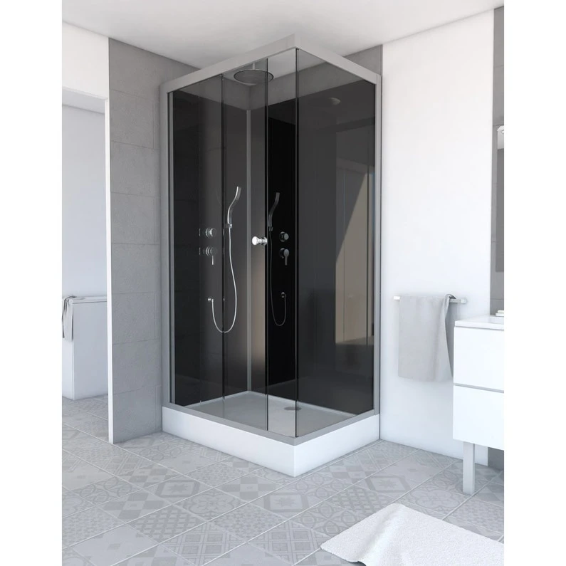 Cabine De Douche Rectangulaire L.110 X L.80 Cm, Eclipse