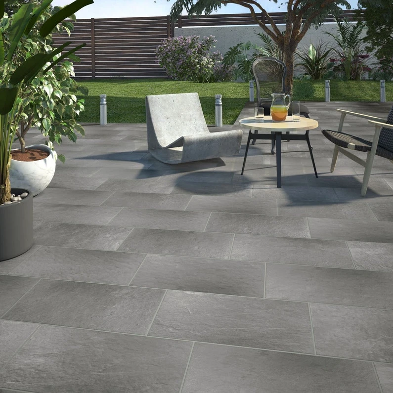 Carrelage Sol Extérieur Medio Effet Pierre Gris Lazy L.30 X L.60 Cm 1 Carrelage Sol Extérieur Medio Effet Pierre Gris Lazy L.30 X L.60 Cm