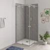 Douche Ellipse2, Avec Receveur Kioto2 Blanc 90X90 Cm