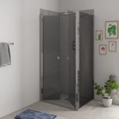 Douche Neo, Avec Receveur Kioto2 Gris 80X100 Cm