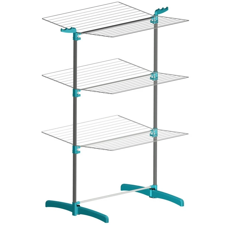 Etendoir Tour Blanc / Bleu, Azur 1 Etendoir Tour Blanc / Bleu, Azur